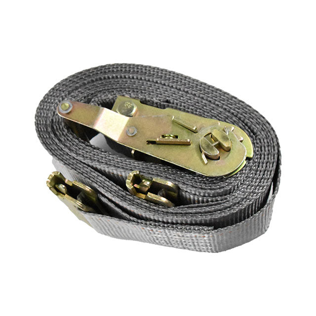 Polyester Grey 2500Lbs-3000-Lbs 2 Inch/50 Mm 16 Feet Logistic Strap Fit In Truck/Traile