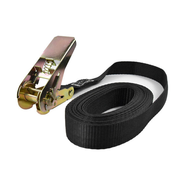 Polyester Black Heavy Duty 25m/1 Inch Ratchet Buckle Strap Endless Webbing Ratchet Strap